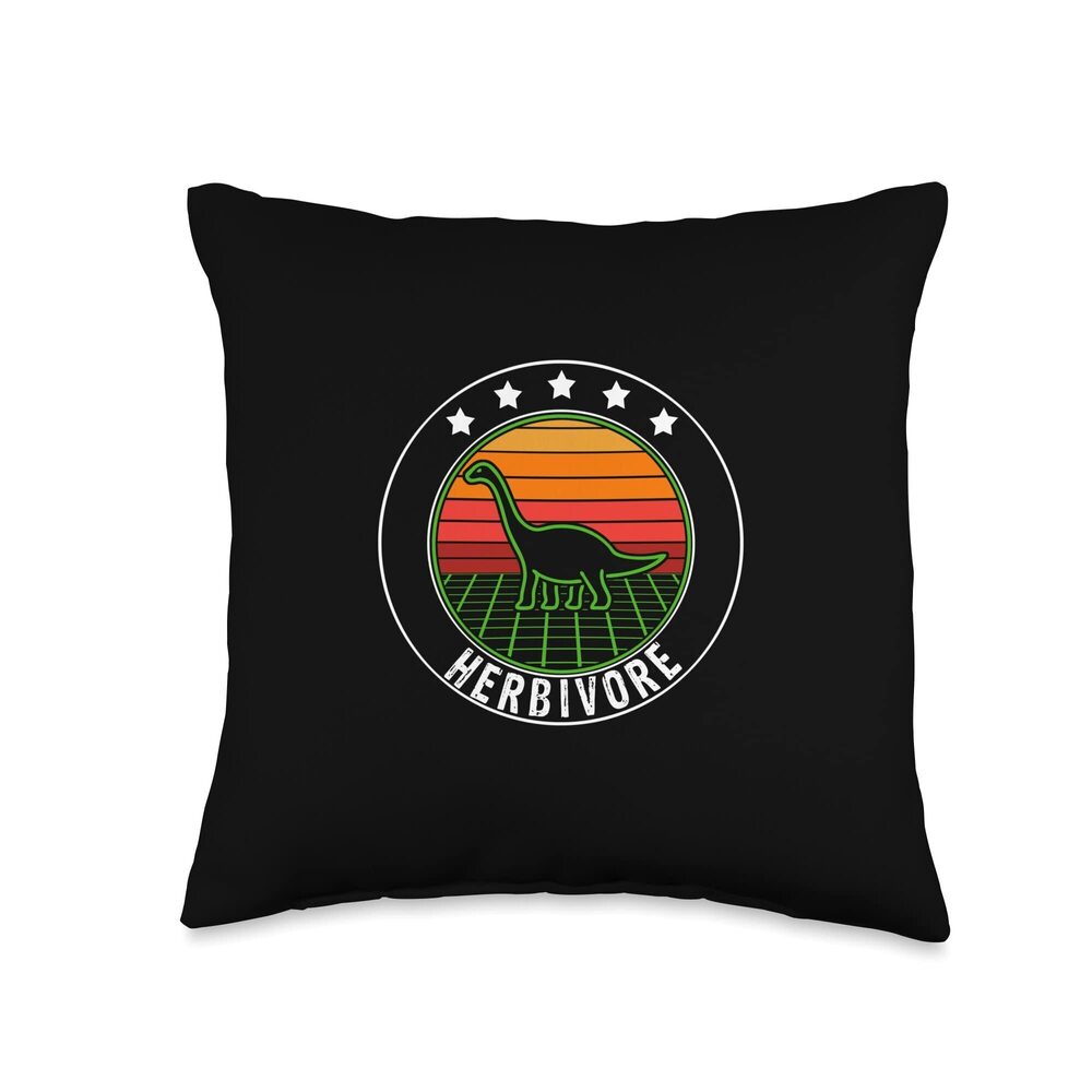 8927 Herbivore, Healthy Vegan Lifestyle design Throw Pillow